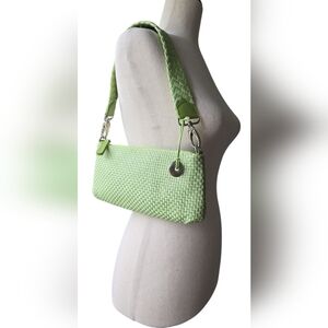 NWOT The Sak lime green woven shoulder bag